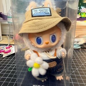 POP MART The Monsters Action Figure with Hat and Flower Accessory